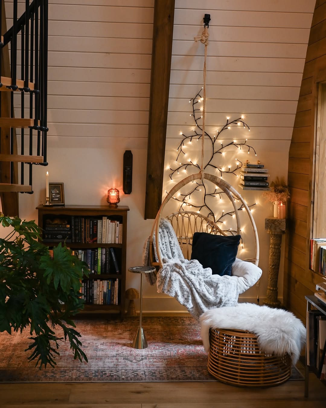 Reading nook warms every winter night