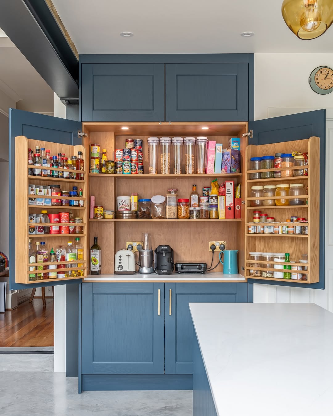 DIY pantry organization that saves space and money