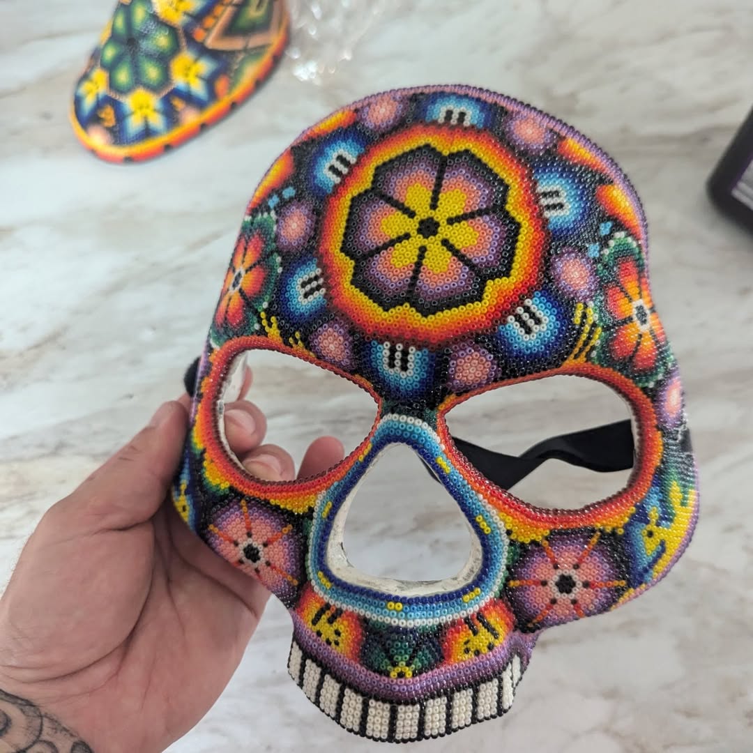 Huichol beadwork turns symbols into sparkle