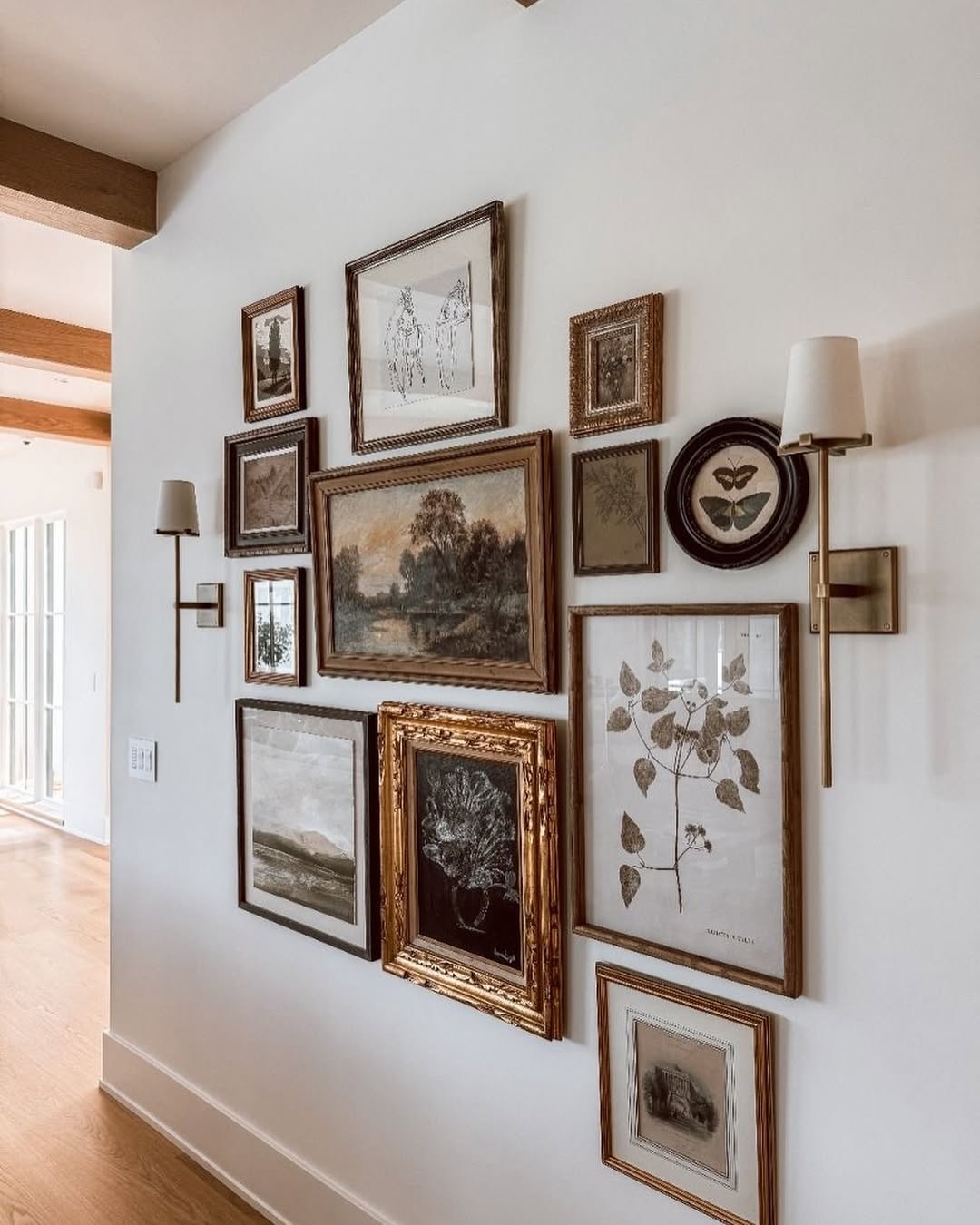 Gallery walls make rentals feel personal
