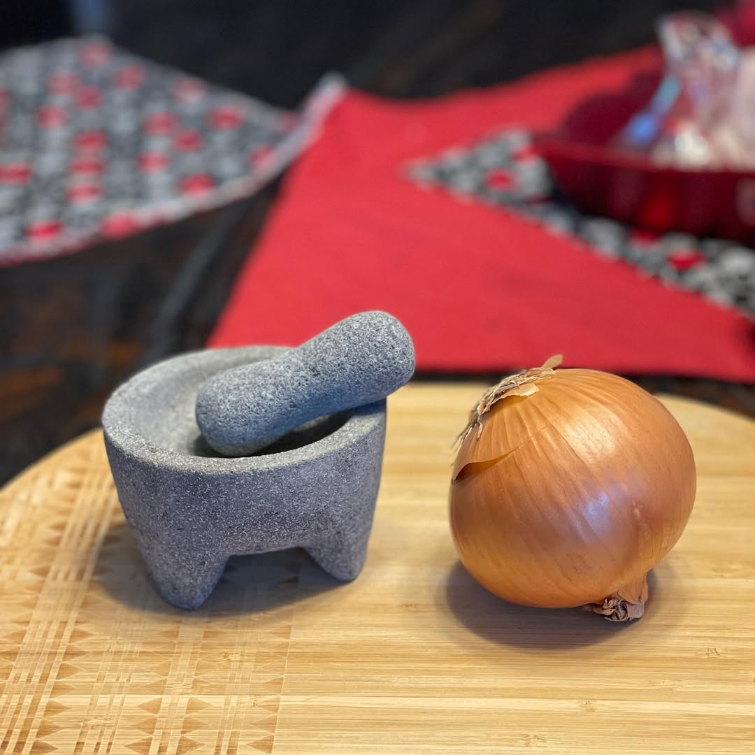 Molcajetes always feel timeless and authentic