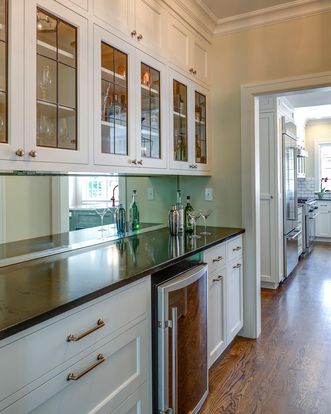 Mirrored Backsplash