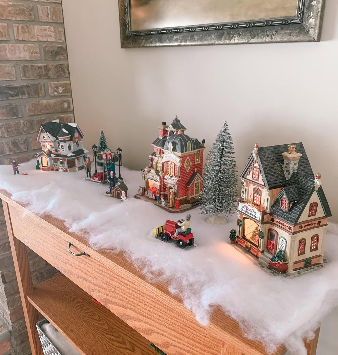 Even tiny displays feel festive and cozy