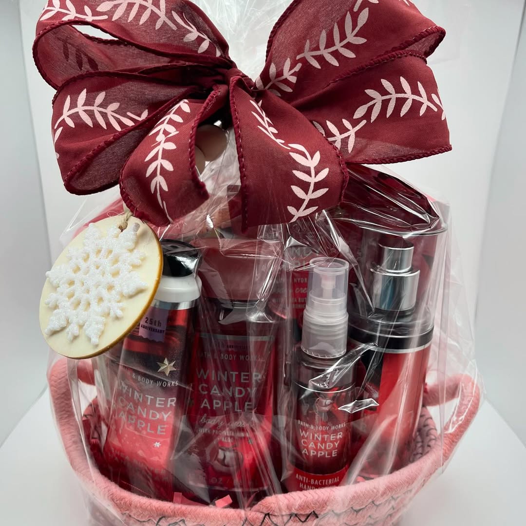 Affordable Sunday basket filled with self care products