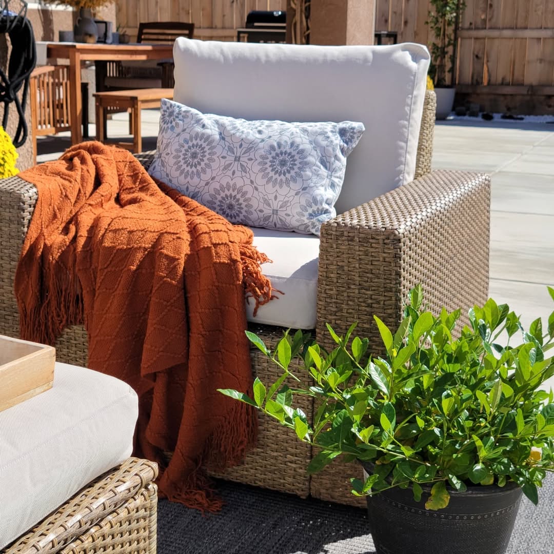 Cozy throw for chilly nights