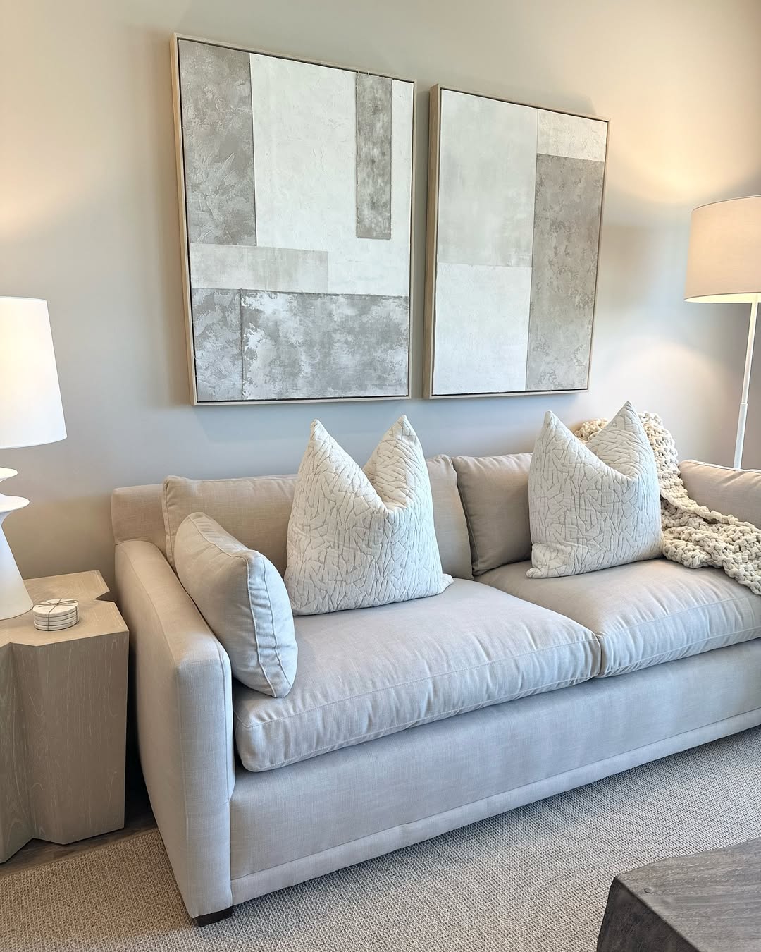 A sleeper sofa is perfect for small apartments