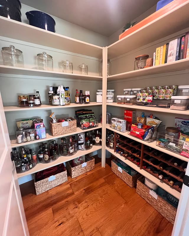 A well organized pantry