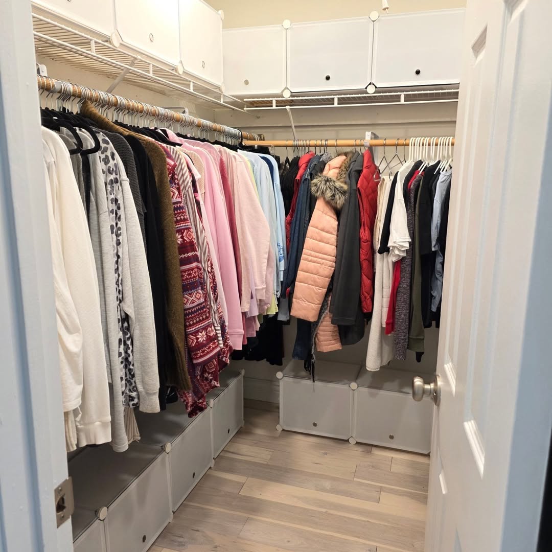 Declutter at least once a week