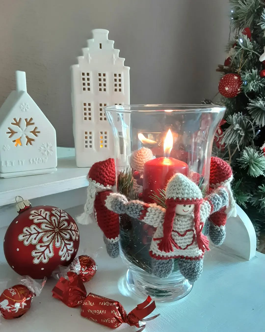 Handmade decor for Scandinavian Christmas