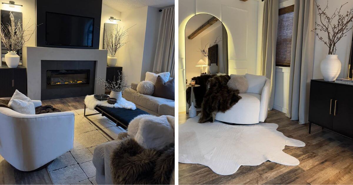 Modern winter decor