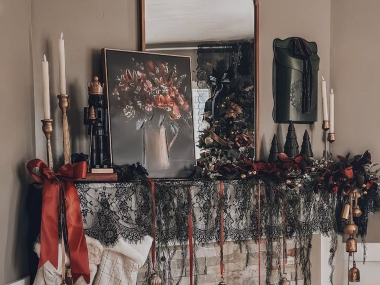 Moody christmas decor