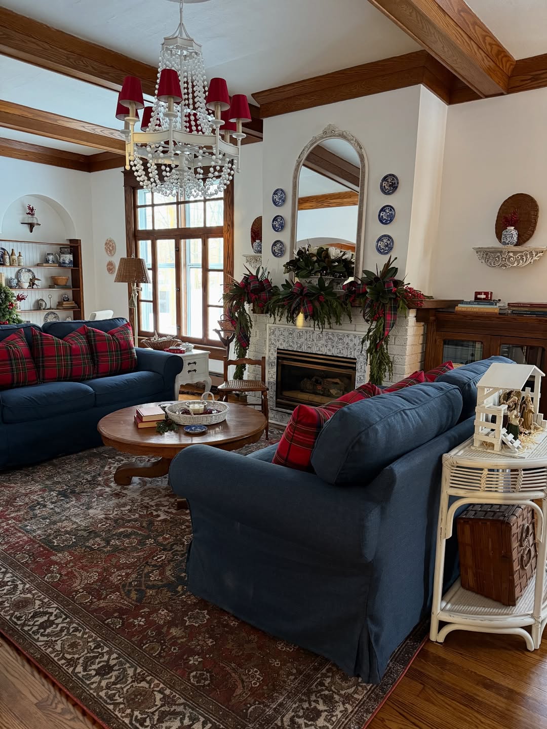 Rich, grounding tones for a Ralph Lauren Christmas