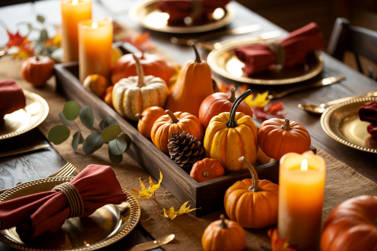 Thanksgiving table decorations