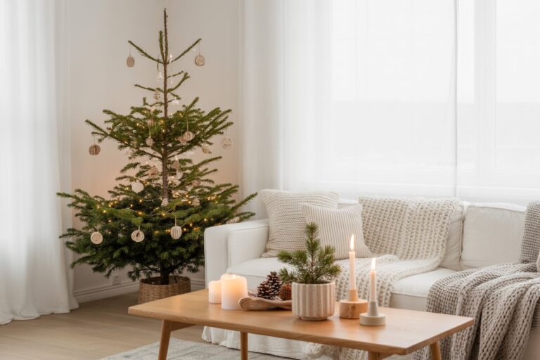 Scandi christmas decor