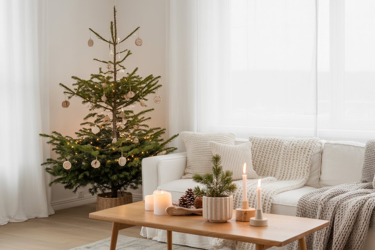 Scandi christmas decor