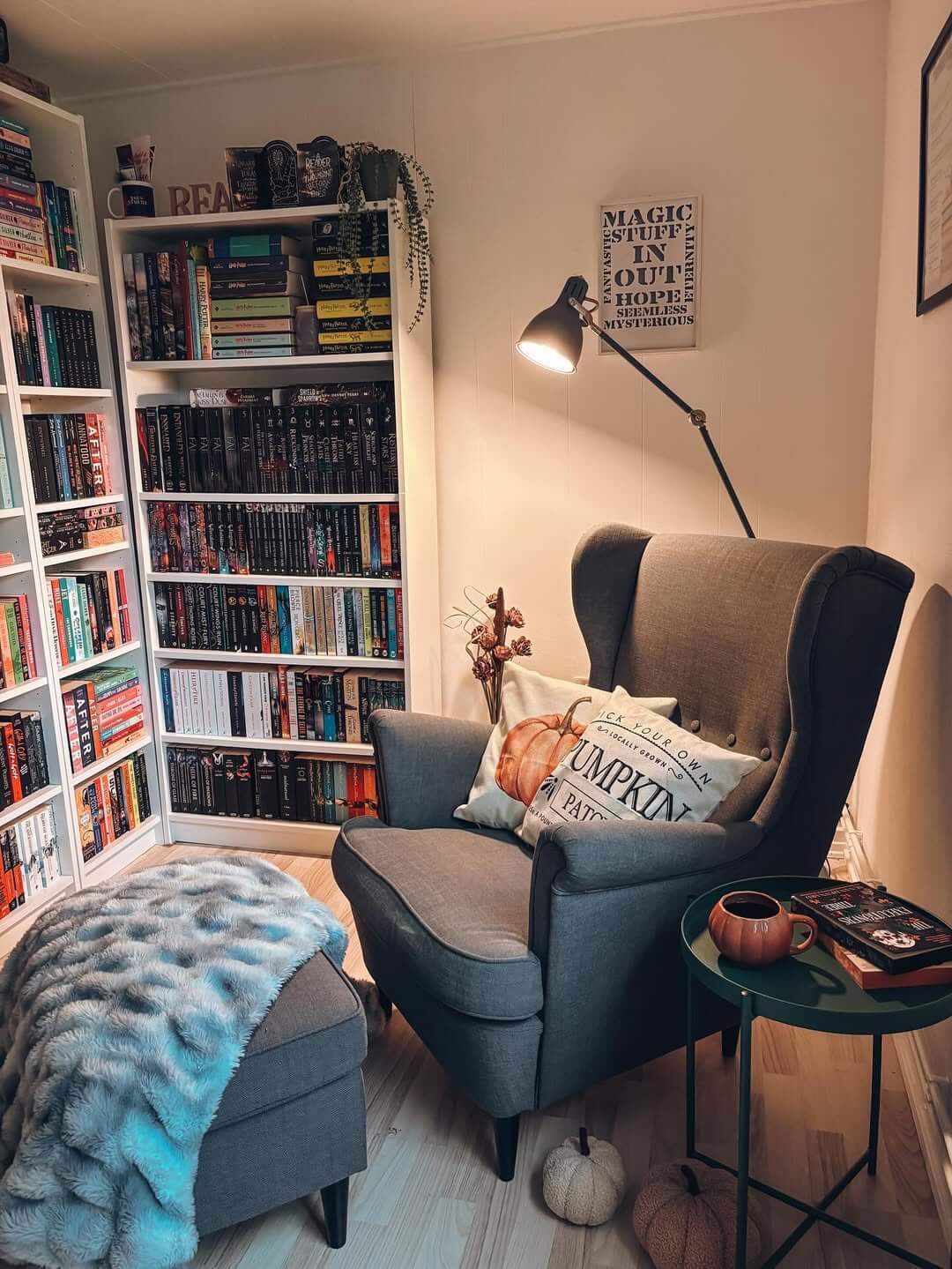 Home library lighting