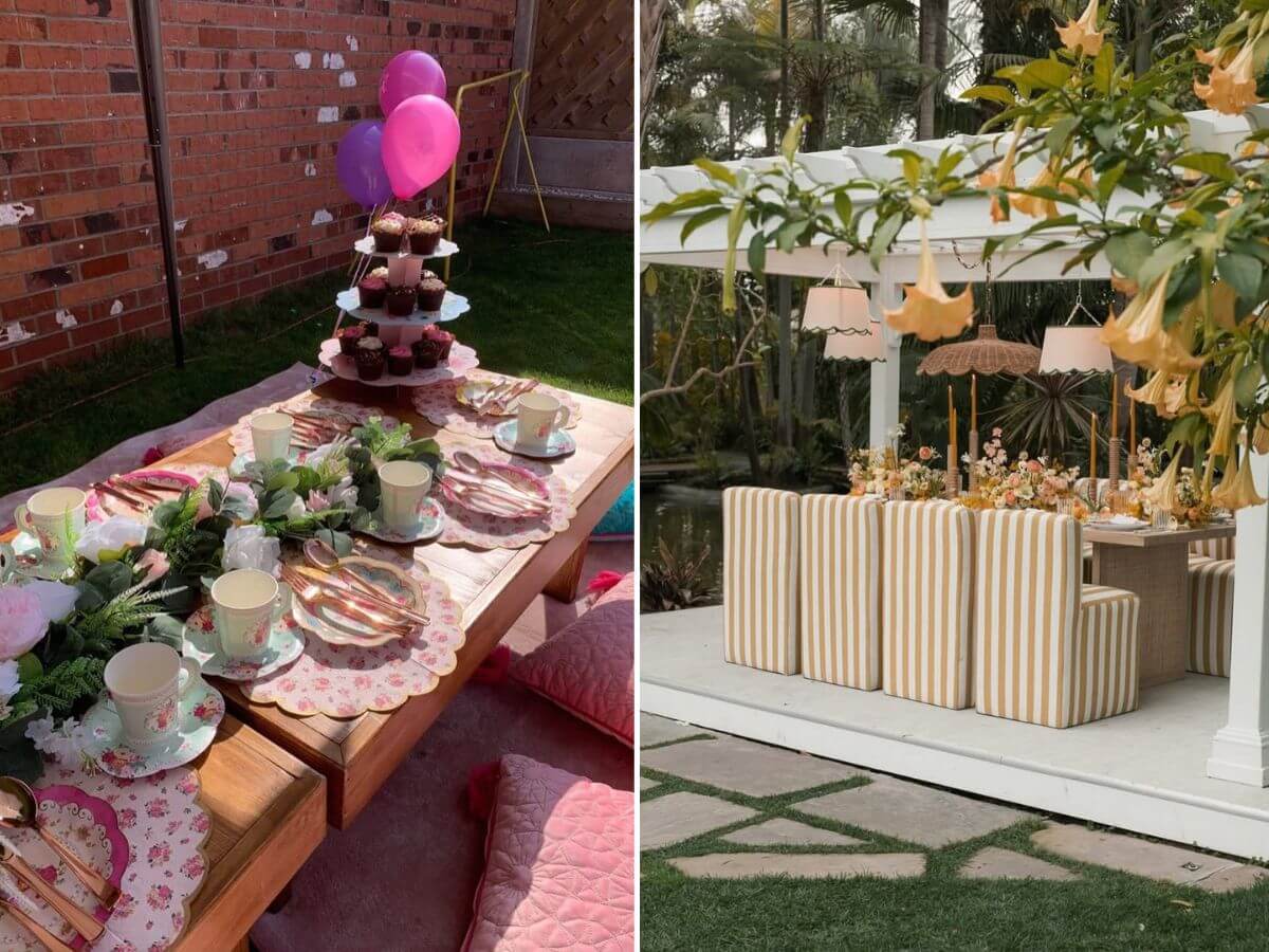 Outdoor dining areas