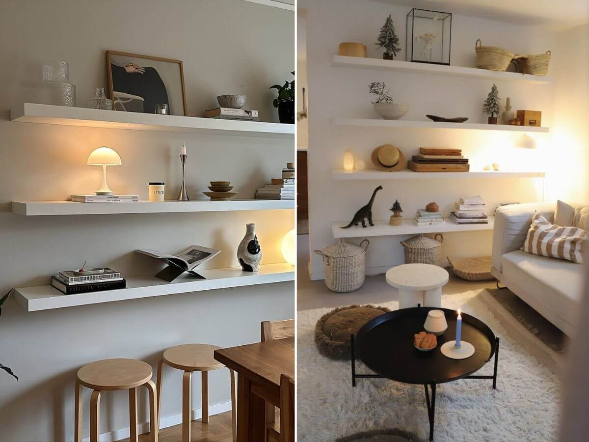ikea shelf decor ideas