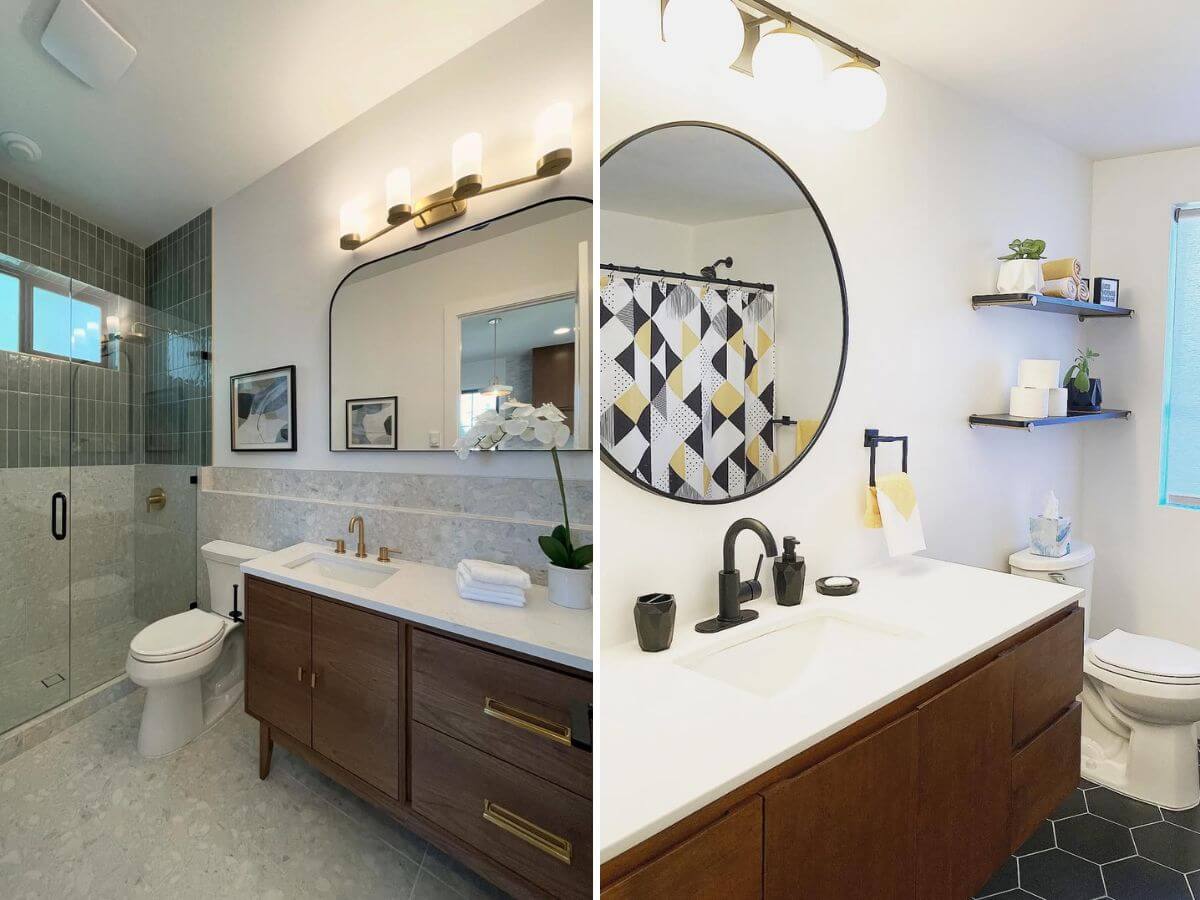 mid century modern bathroom ideas