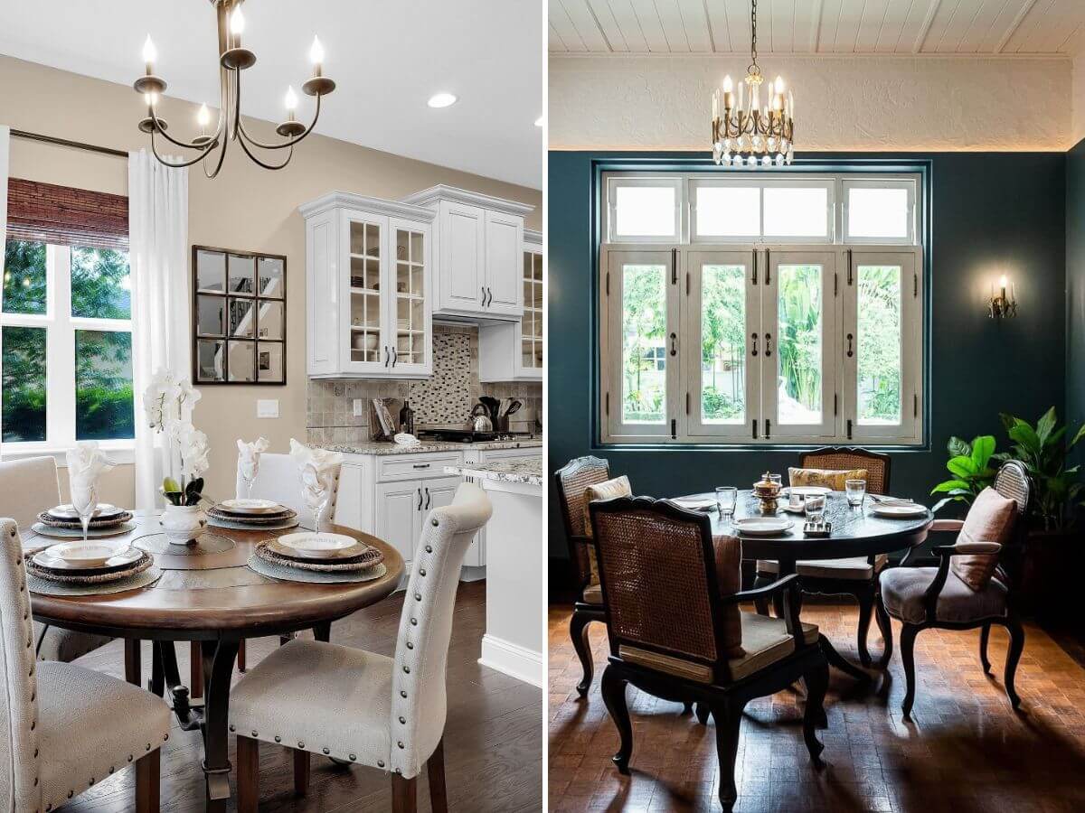 round table dining room ideas