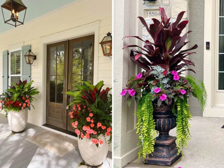 Front Porch Planter Ideas