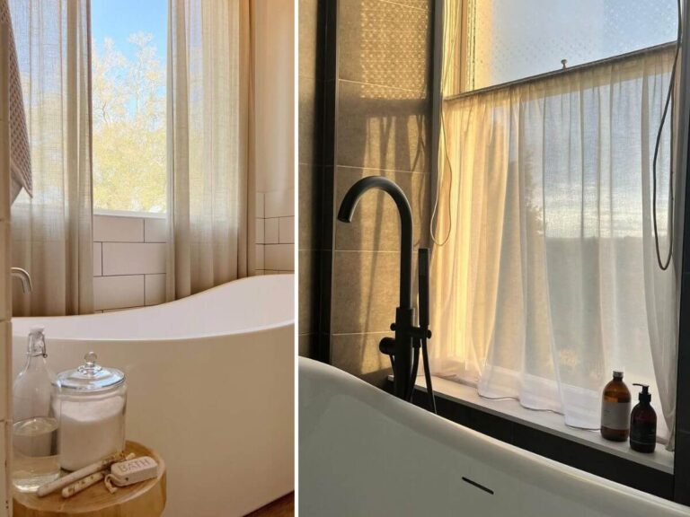 bathroom curtain ideas